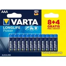 Батарейка Varta Longlife Power ААA 12шт