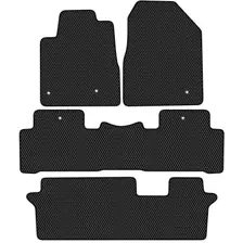 Комплект ковриков для авто Alicosta Honda Pilot (suv / YF4) 3 ряд 2008 - 2015 (черный, ромб)