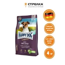 Корм для собак Happy Dog Sensible Mini Ireland c лососем и кроликом, 4 кг