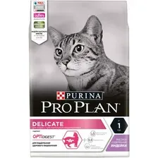 Сухой корм для кошек Pro Plan Delicate Adult Optidigest с индейкой 400 г
