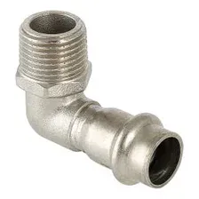 Угольник 90 с наруж. резьбой нержавеющая сталь 22х3/4 VALTEC