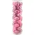 Елочная игрушка Ausini VT25-04002-7 (розовый, 36 шт)