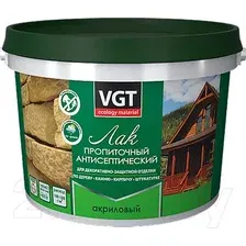 Лак VGT Пропиточный с антисептиком (900г, бесцветный)