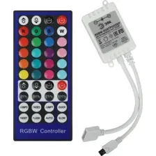 Контроллер RGBW ЭРА RGBW-Controller-12/24V-96/192W-IP20-IR Б0061113