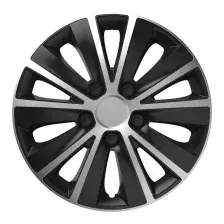 Набор колпаков на диски Versaco Rapide 15" 15RAPIDESB (4шт, серебристый/черный)