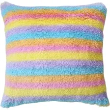 Подушка декоративная MATEX Plush 65-654 (розовый/голубой/желтый)