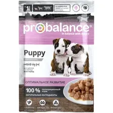 Консервы для щенков ProBalanc Puppy Immuno Protection  (пауч),85г