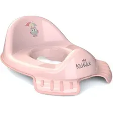 Детская накладка на унитаз Kidwick Флиппер KW120300 (розовый/темно-розовый)