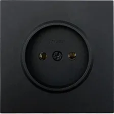 Розетка Lezard Zima 704-4288-121BQC (черный бархат)