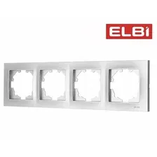 Рамка 4-я, серебро EL-BI Vega 510-011000-228