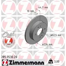 Тормозной диск ZIMMERMANN 285.3530.20 полный , задняя ось