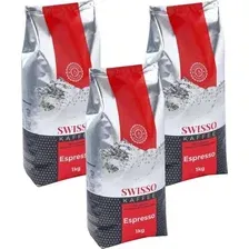Кофе Swisso Kaffee Espresso зерновой 3x1кг