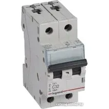 Выключатель автоматический Legrand TX3 2P 32A С 10kA 2M 403933