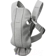 Сумка-кенгуру BabyBjorn Mini 3D Jersey Light Grey / 0210.72