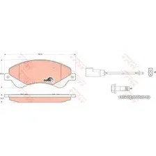Тормозные колодки TRW GDB1723