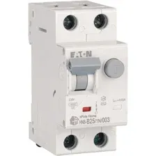 Дифференциальный автомат Eaton HNB-B251N003 1P+N 25А В 6кА 30мА АС 2М 195123