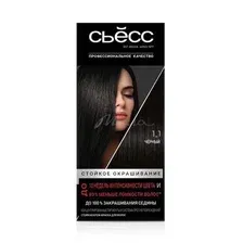 Крем-краска для волос Сьёсс Oleo Intense стойкая 1-10 (глубокий черный)