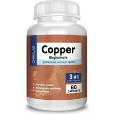Витамины, минералы Chikalab Медь/Copper (60 капсул)