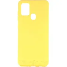 Чехол-накладка Case Cheap Liquid для Galaxy A21s (желтый)