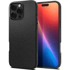 Чехол для телефона Spigen Liquid Air для iPhone 16 Pro Matte Black