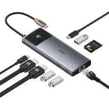 Док-станция Baseus Metal Gleam Series II 10-in1 USB Hub B00061800813-01