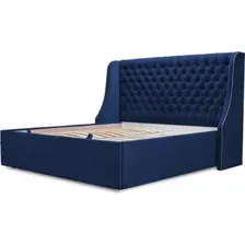 Кровать Mio Tesoro Пандора 160x200 (Velutto 26/серебро/белый)
