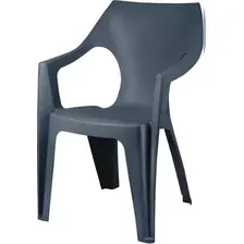 Кресло садовое Decorona ДеФорма 55x53.5x78.5 (графитовый шторм)
