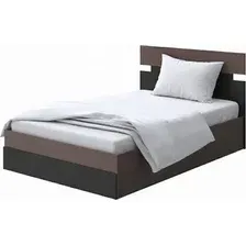 Кровать PROxSON Milton с ПМ 90x200 (ясень шимо темный/черный)