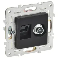 Розетка компьютерная IEK Skandy SK-AK20-1-K02