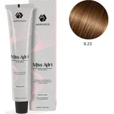 Крем-краска Adricoco Miss Adri 8.23 (100мл, светлый блонд перламутровый золотистый)