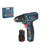 BOSCH Аккум. дрель-шуруповерт GSR 120-LI (12.0 В, 2 акк., 2.0 А/ч Li-Ion, 2 скор., 30 Нм, шурупы до 7 мм)
