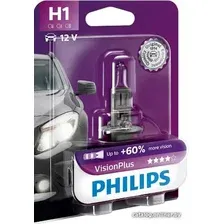 Галогенная лампа Philips H1 VisionPlus 1шт