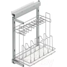 Корзина выкатная Starax S-2881-C (левое крепление, хром)