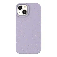 Чехол-накладка Case Recycle для iPhone 15 (фиолетовый матовый)