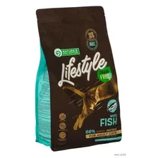 Сухой корм для кошек Nature's Protection Lifestyle Grain Free White Fish Sterilised Adult 1.5 кг