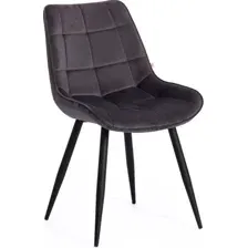 Стул TetChair Abruzzo 8060 (серый HLR-21/черный)