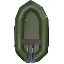 Гребная лодка Муссон R-200 с гребками (зеленый)