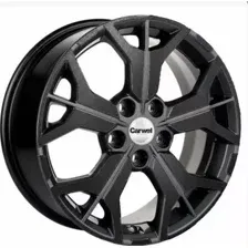 Литые диски Carwel Енисей 249 16x6.5" 5x114.3мм DIA 66.1мм ET 50мм BK