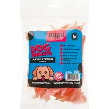 Лакомство для собак Bubu Pets мягкие куриные стрипсы, 500 г