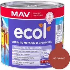 Эмаль MAV Ecol ПФ-115 (2кг, ореховый)