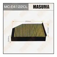 Салонный фильтр MASUMA MC-E4122CL AUDI A6/A7/A8 2.0/2.8/3.0/4.2 10>