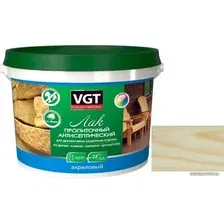 Лак VGT Пропиточный с антисептиком 9 кг (бесцветный)