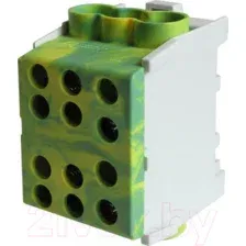 Клемма КС КВС распределительная с двойным винтом 2x35/4x25 / 92091 (желто-зеленый)