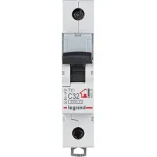 Выключатель автоматический Legrand TX3 1P C 32A 6кА 1M 404031