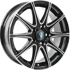 Литой диск Venti 1716 17x7" 4x100мм DIA 60.1мм ET 40мм BL