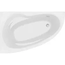 Ванна Bonito Home Emilia 140x90 L BH-EM-103-140L/St+BH-EM-140L/P (с ножками и экраном)