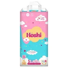 Детские одноразовые подгузники HOSHI, размер XL (5), 48 шт