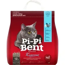 Наполнитель для туалета Pi-Pi-Bent Классик L002 (12л/5кг)