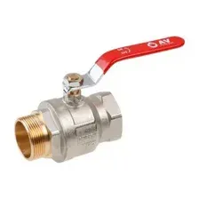 Кран шаровый 1 1/2" нар.-вн. ручка PN25 AV Engineering