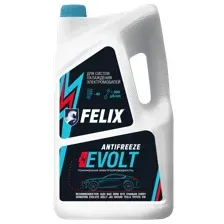 Антифриз готовый для электромобилей и гибридов - FELIX EVOLT (сине-зеленый), 5кг / 430110211